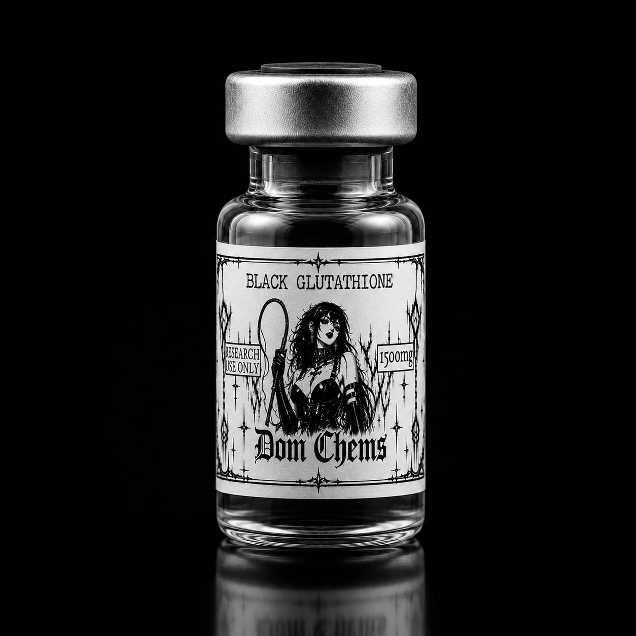 BLACK GLUTATHIONE — Glutathione 1500 mg product vial image
