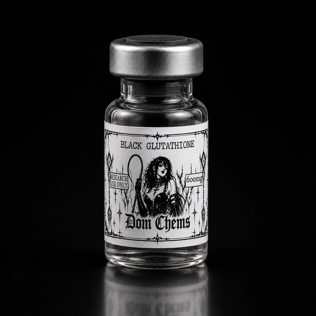 BLACK GLUTATHIONE — Glutathione 600 mg product vial image