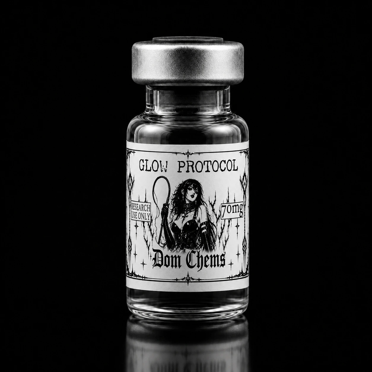 GLOW PROTOCOL — Glow Peptide Blend (GHK-Cu / BPC-157 / TB-500) 70 mg product vial image